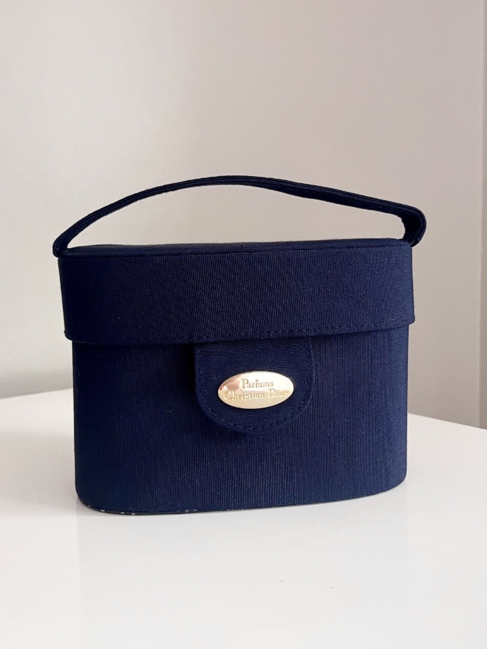 Vintage Dior Vanity Makeup Case Toiletry Cosmetic Designer Beauty Bag